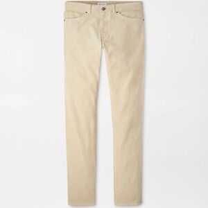 Peter Millar Superior Soft Corduroy Five-Pocket Pant/Chinos -Stone 38"Wx32"L